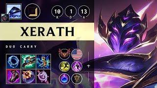 Xerath Carry vs Ezreal - NA Grandmaster Patch 25.04