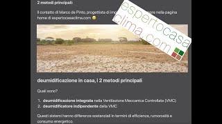 135# VMC e la deumidificazione in casa, i 2 metodi principali