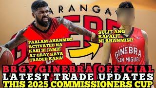 BRGY GINEBRA OFFICIAL & LATEST TRADE UPDATES THIS 2025 PBA 49TH COMMISSIONERS CUP | GINEBRA UPDATES