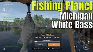 Fishing Planet | Labrax hunt: Spoon lure, Michigan white bass