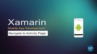 Navigate to Activity Page - Xamarin Android Tutorial