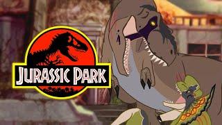 Dilophosaurus vs Tyrannosaurus Rex - 90's Cartoon What If Teaser…