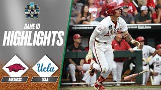 Arkansas vs. UCLA: 2025 Men's College World Series | Extended highlights