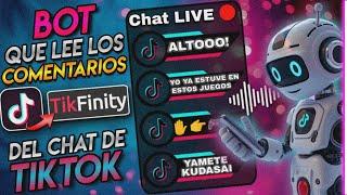 Cómo Hacer que un Bot Lea los Comentarios del Chat LIVE en TikTok con TikFinity