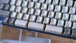 NEC PC-8801 Keyboard Teardown (ALPS Blue Switch)