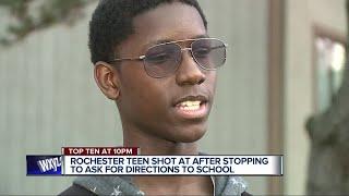 High school freshman shot at after stopping to ask for directions to school