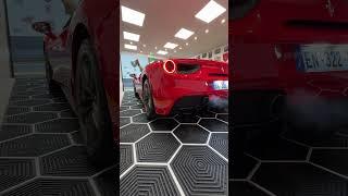 F488 exhaust sound!!#ferrari #f1 #thankyou #paris