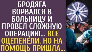 Бродяга ворвался в больницу и провел сложную операцию… Все оцепенели, но на помощь пришла…