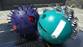 Pacman and Chain Chomp’s Labyrinth Battle Against Evil Robots Like Lava Robot and Desert Worm