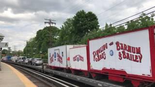 Last arrival of the Ringling Bros and Barnum & Bailey Circus Train, LIRR power, Garden City, NY