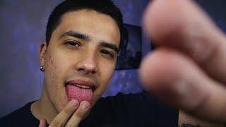 ASMR SPIT PAINTING YOUR FACE  Mouth Sounds