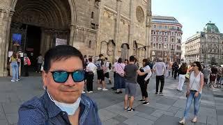 St. Stephen's Cathedral, Inside and Going up the stairs (North Tower) - Vienna Austria May 2022