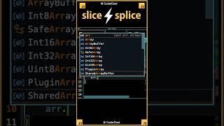 Slice vs Splice in Javascript #javascript #reactjs