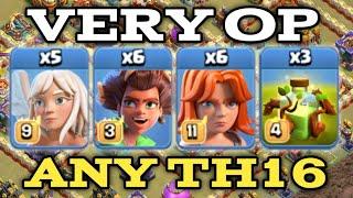 NEW OP ATTACK! TH16 ROOT RIDER VALKYRIE WITH OVERGROWTH ATTACK STRATEGY | BEST TH16 ATTACK