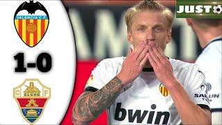  Валенсия - Эльче 1-0 - Обзор Матча Чемпионата Испании 30/01/2021 HD 