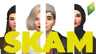 The Sims 4 SKAM: Eva, Noora, Isak & Sana (CAS)