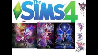 The Sims 4 CAS Fairy Sim. CC Links