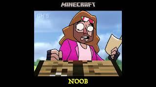 NOOB vs PRO #3 - MINECRAFT MOVIE ANIMATION | GH'S ANIMATION
