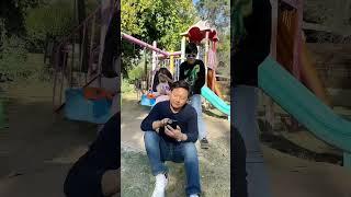 Smart kids almost hit dad  LeoNata family #shorts TikTok