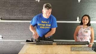 Measure a broken garage door spring