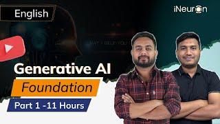 Generative AI Foundations Full Course Part 1 @iNeuroniNtelligence