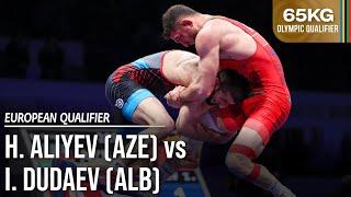 Haji ALIYEV (AZE) vs. Islam DUDAEV (ALB) | 2024 Seniors European OG Qualifier | Semi Final | FS 65Kg