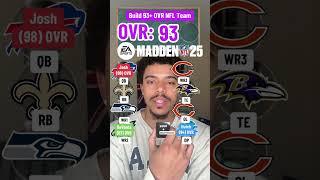 Build a 93+ Overall Team in Madden 25  #nfl #madden