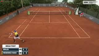 Johan Nikles vs Adrian Menedez-Maceiras Lima challenger 2021 R1