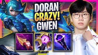 DORAN IS SO CRAZY WITH GWEN! - T1 Doran Plays Gwen TOP vs K'sante! | Season 2024