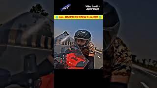  308+ KMPH ON BMW S1000RR  AAMIR MAJID  #short #shorts