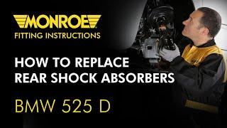 How to replace Rear Shock Absorbers - BMW 525 D