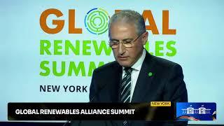 Global Renewables Alliance Summit, New York.