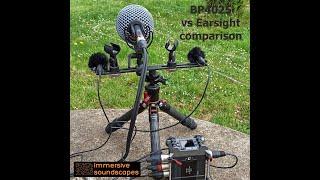 Earsight microphone affordable stereo pair VS Audiotechnica BP4025 (85€ vs 550€)