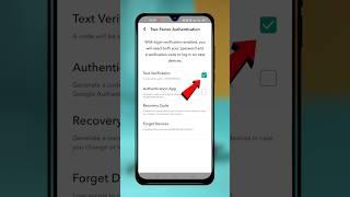 Snapchat Two Factor Authentication Kaise Disable Kare  #shorts