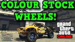 Gta 5 Online: HOW TO PAINT STOCK RIMS! - Change Any Stock Rim Colour!