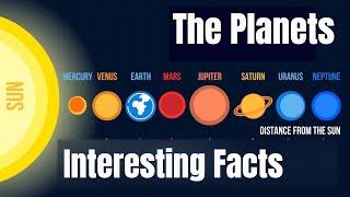 The Planets in order from the sun- Plus interesting Planet facts