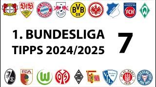 Bundesligatipps 1.Liga - 7.Spieltag - Saison 2024/2025