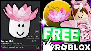 FREE ACCESSORY! HOW TO GET Lotus Hat! (ROBLOX Singapore Wanderland EVENT)