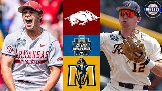 #3 Arkansas vs Murray State (GAGE WOOD NO HITTER!) | Elimination Game | 2025 College World Series