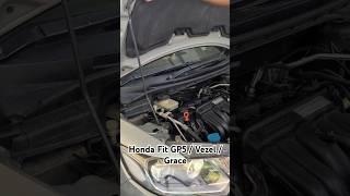 How to check engine oil level of Honda GP5 / Vezel / Grace #automobile #mechanic