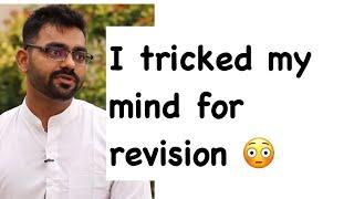 I tricked my mind for REVISON | VISHAL DHAKAD |AIR 39 |CSE’21THIRD ATTEMPT