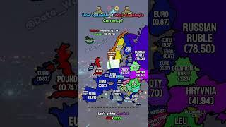 How Valuable is Your Country's Currency? (Compared to USD) #countries #mapping #geography