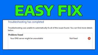 How To Fix Your DNS Server Might Be Unavailable in Windows