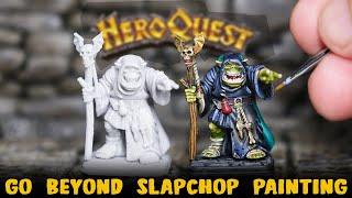 Slapchop Painting 1989 HeroQuest miniatures...