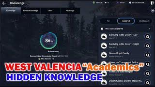 West Valencia Academics Hidden Knowledge Location - Black Desert Mobile