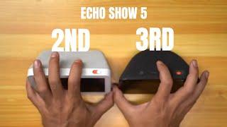 Echo show 5 2nd gen and Echo show 5 3rd gen quick comparison