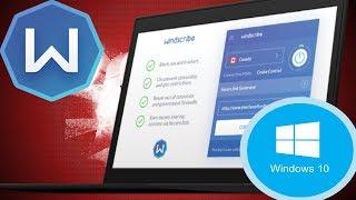 How to install WindScribe For Free on Windows 10 byNP