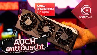 AMD RX 7600: Die NÄCHSTE ENTTÄUSCHUNG! Leider hat AMD sich DAMIT selbst zerstört...