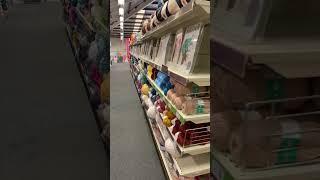 Reduced yarn aisles at Hobby Craft Warrington 