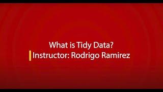 What is Tidy Data?